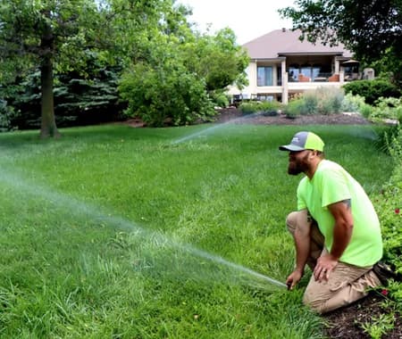 Sprinkler System Installation project 6