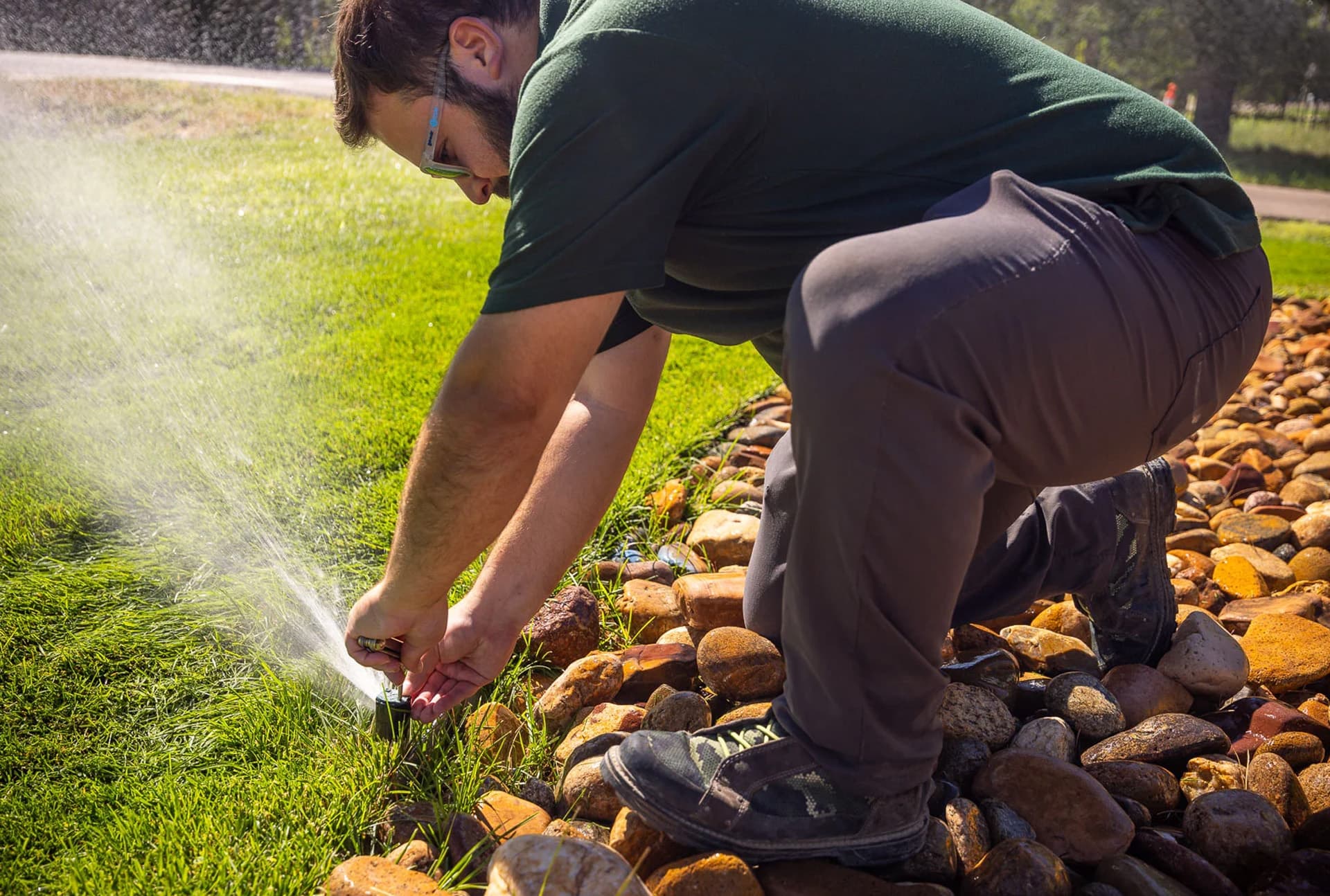 Sprinkler System Installation project 8